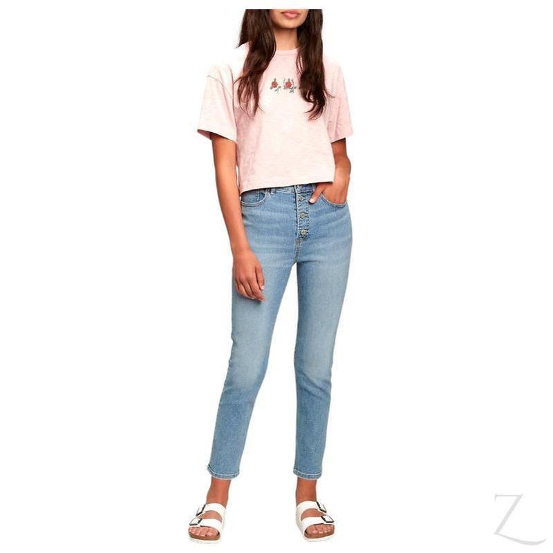 Buy-Girls' Extra High Rise Super Stretchy Super Skinny Super Strong Denim Jeans | Button Fly | "Bobo"-Online-in South Africa-on Zalemart