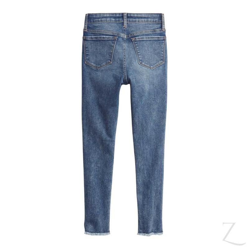 Buy-Girls' High Rise Super Stretchy Super Skinny Super Strong Denim Jeans | Detailed | "Bobo" - B Grade-Online-in South Africa-on Zalemart