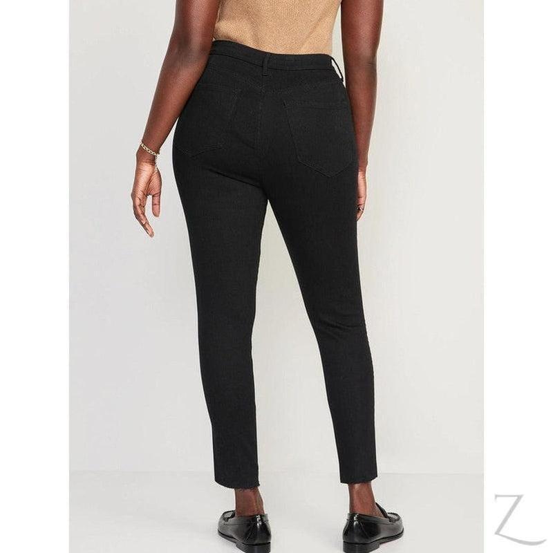Buy-Ladies Extra High Rise Super Skinny Super Stretchy Strong Denim Jeans | Cropped | "Samina" - B Grade-Online-in South Africa-on Zalemart