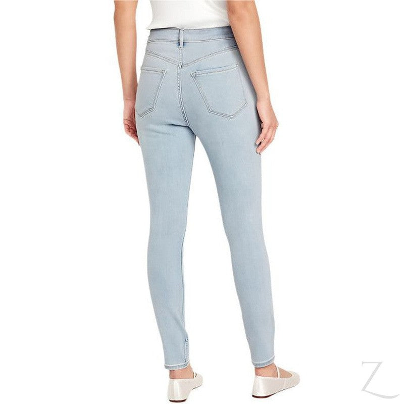 Buy-Ladies Extra High Rise Super Skinny Super Stretchy Strong Denim Jeans | Ripped | "Samina"-Online-in South Africa-on Zalemart