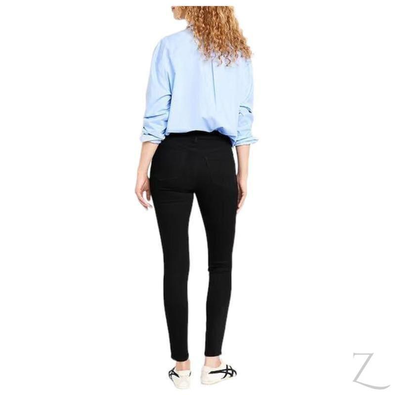 Buy-Ladies High Rise Super Skinny Super Strong Stretchy Denim Jeans | Plain | "Samina" - B Grade-Online-in South Africa-on Zalemart