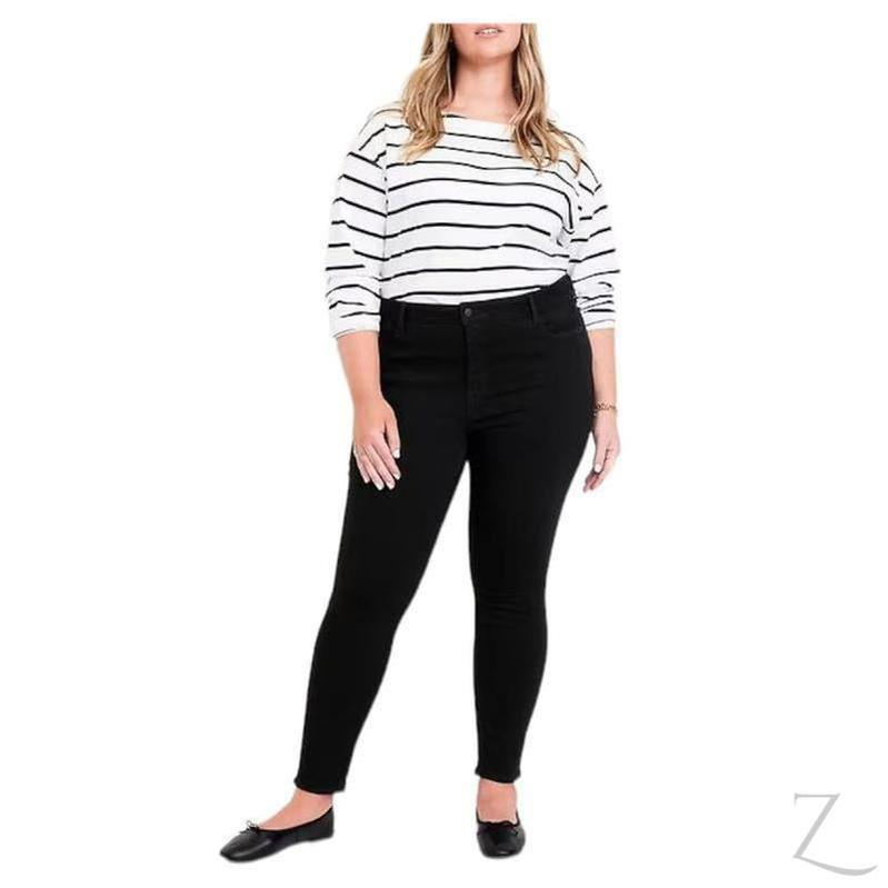 Buy-Ladies High Rise Super Skinny Super Strong Stretchy Denim Jeans | Plain | "Samina" - B Grade-Online-in South Africa-on Zalemart