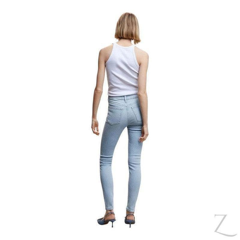 Buy-Ladies High Waist Super Strong Skinny Stretchy Denim Jeans | Plain | "Sithelo" - B Grade-Online-in South Africa-on Zalemart