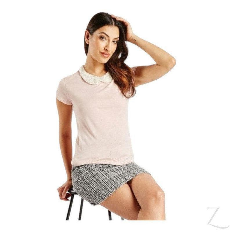Buy-Ladies Lightweight T-Shirt | Pearly Neck | "Zia" - B Grade-Online-in South Africa-on Zalemart
