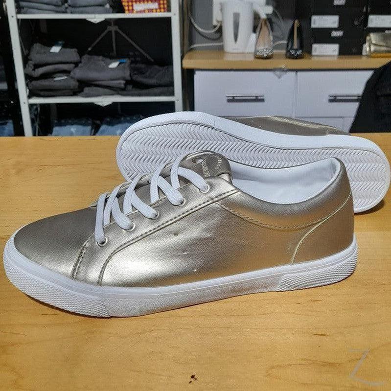 Buy-Ladies Metallic Sneakers | Lace Up | "Dube" - B Grade-Online-in South Africa-on Zalemart