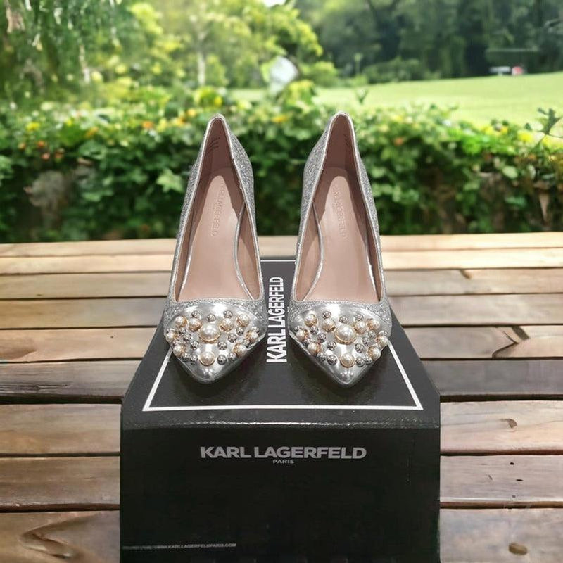 Buy-Ladies Pointed Toe Stiletto Heel Pumps | Studded | "Khulu"-Online-in South Africa-on Zalemart