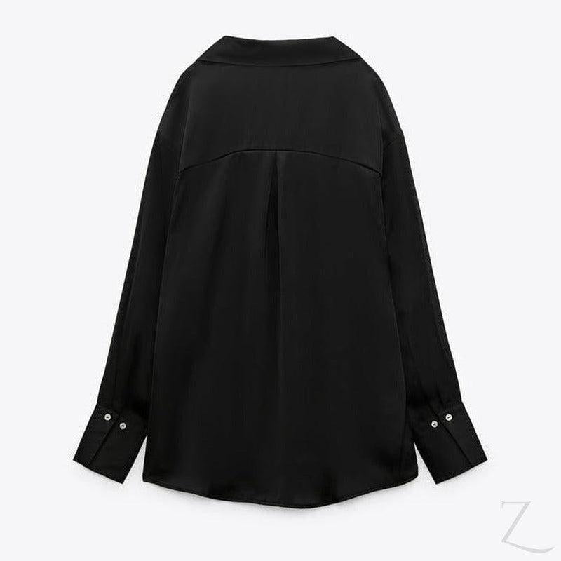 Buy-Ladies Silky Satin Shirt | Plain | "Zia" - B Grade-Online-in South Africa-on Zalemart