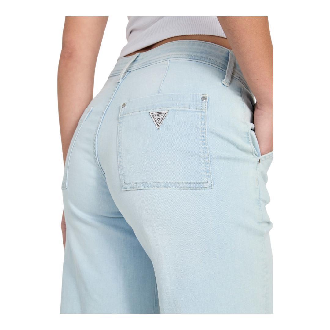 Buy-Ladies Stretchy Strong Wide Leg Denim Jeans | Cropped | "Gela" - A Grade-Online-in South Africa-on Zalemart