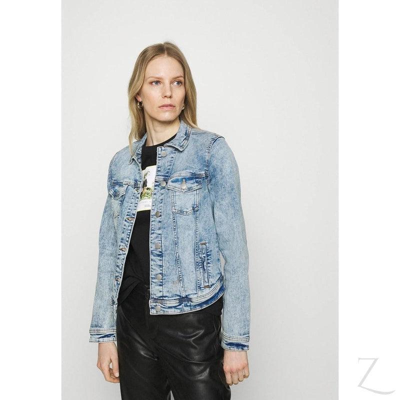 Buy-Ladies Super Stretchy Strong Denim Jacket | Ripped | "Lilly" - B Grade-Online-in South Africa-on Zalemart
