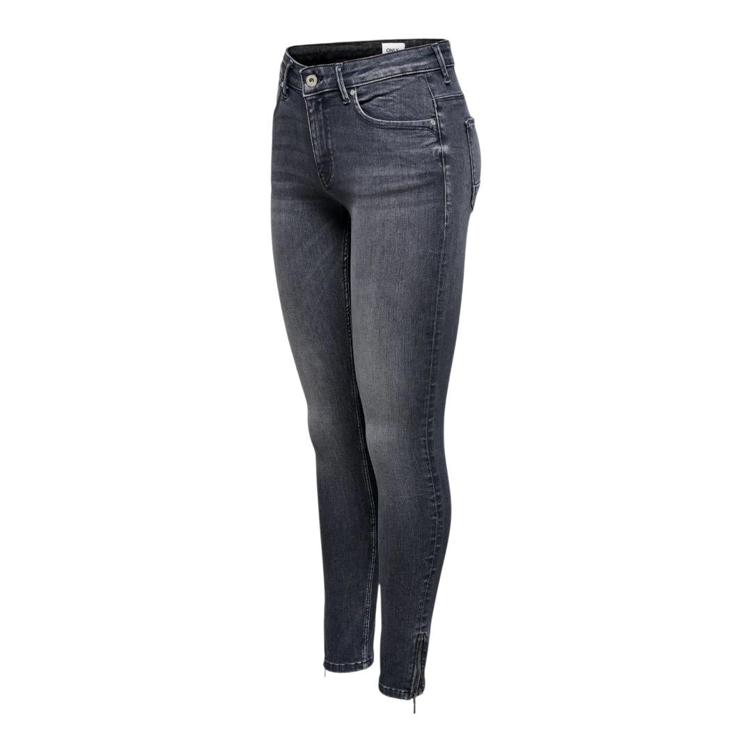 Buy-Ladies Super Stretchy Super Skinny Ankle Grazer Denim Jeans | Zip Detail | "Phela" - B Grade-Online-in South Africa-on Zalemart