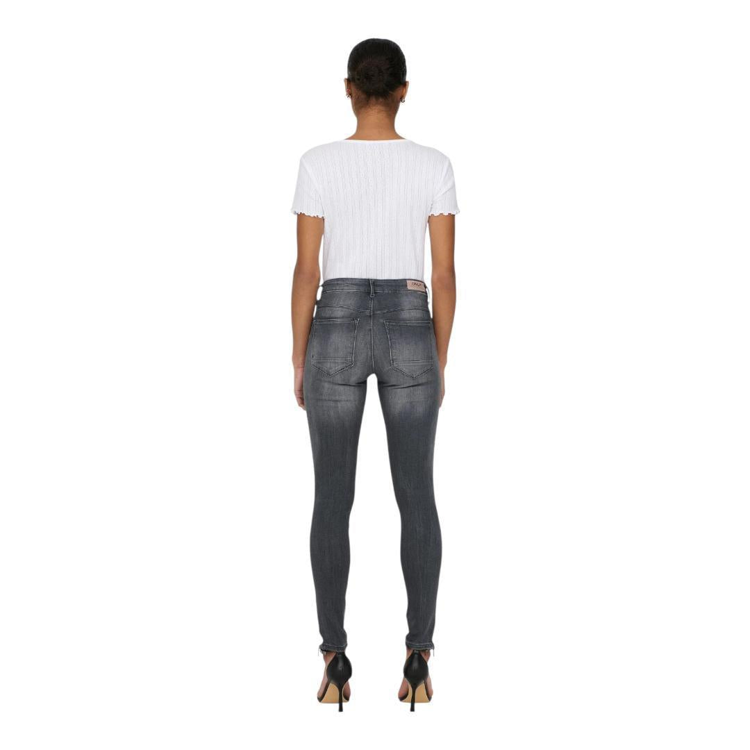 Buy-Ladies Super Stretchy Super Skinny Ankle Grazer Denim Jeans | Zip Detail | "Phela" - B Grade-Online-in South Africa-on Zalemart