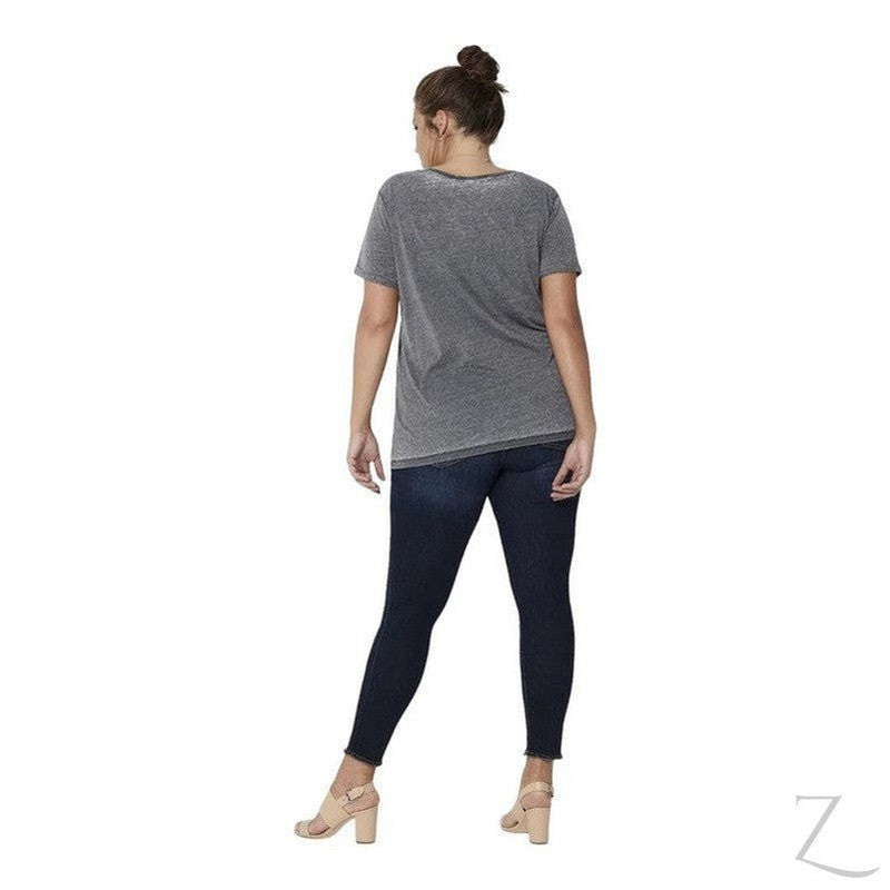 Buy-Ladies Super Stretchy Super Skinny Raw Hem Denim Jeans | Plus Sizes | "Phela"-Online-in South Africa-on Zalemart
