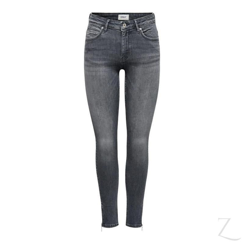 Buy-Ladies Super Stretchy Super Skinny Strong Denim Jeans | Zip Detail | "Phela" - A Grade-Online-in South Africa-on Zalemart
