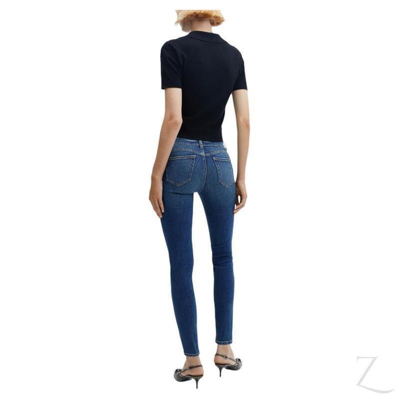 Buy-Ladies Super Stretchy Super Strong Skinny Push Up Denim Jeans | Plain | "Sithelo" - A Grade-Online-in South Africa-on Zalemart