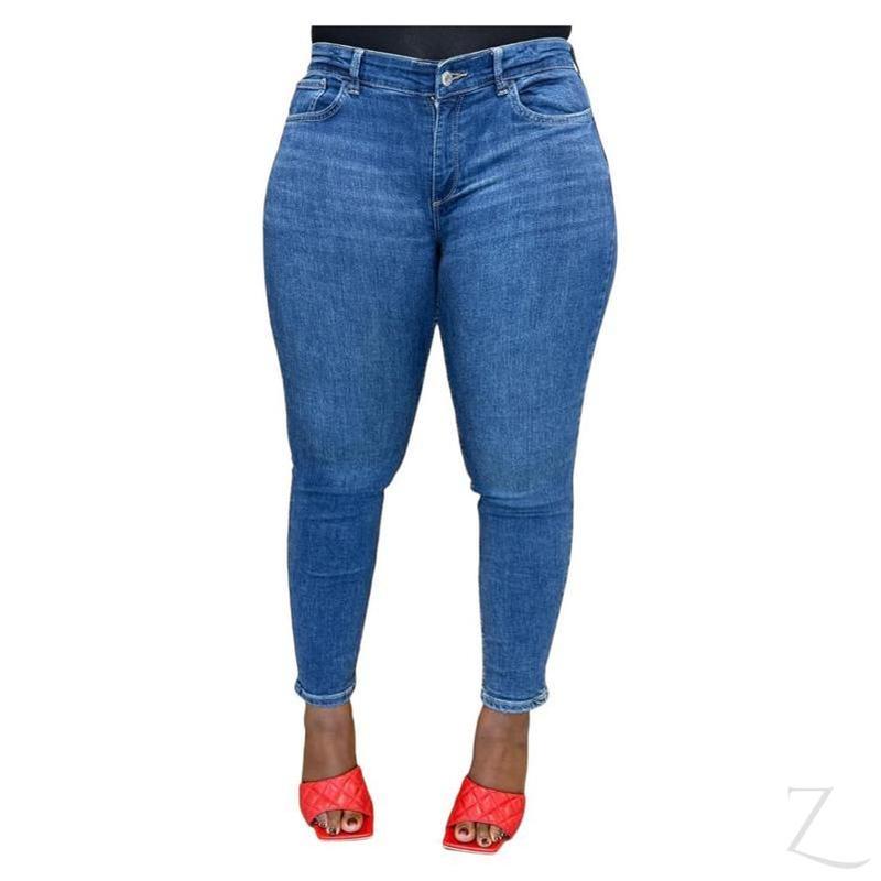 Buy-Ladies Super Stretchy Super Strong Skinny Push Up Denim Jeans | Plain | "Sithelo"-A Grade-Online-in South Africa-on Zalemart