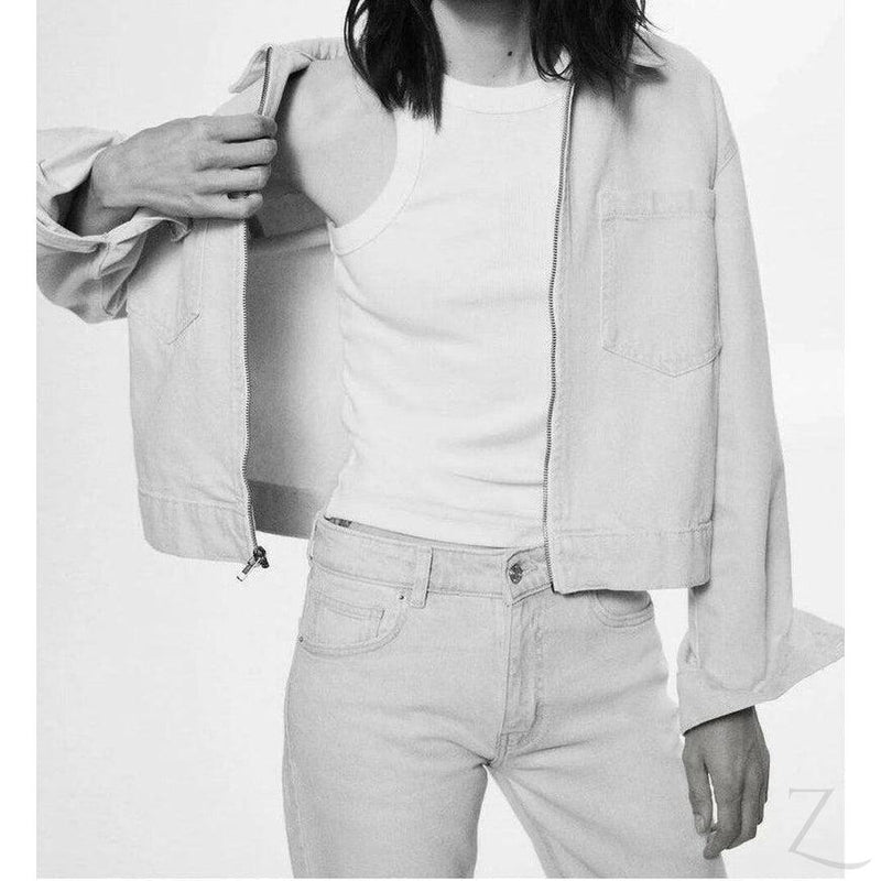Buy-Ladies Super Strong Patch Pocket Denim Jacket | Plain | "Sithelo" - B Grade-Online-in South Africa-on Zalemart