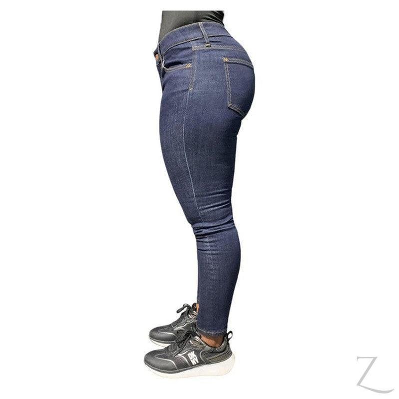 Buy-Ladies Super Strong Slightly Stretchy Skinny Denim Jeans | Plain | "Roo" - B Grade-Online-in South Africa-on Zalemart