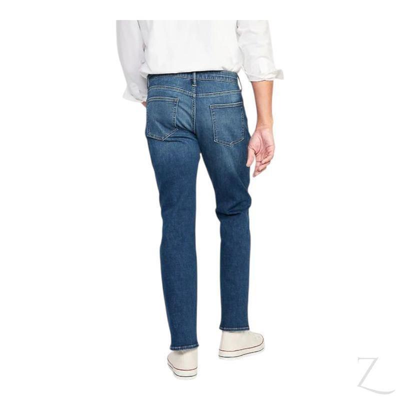 Buy-Men's Super Strong Stretchy Slim-Straight Denim Jeans | Plain | "Samina" - B Grade-Online-in South Africa-on Zalemart