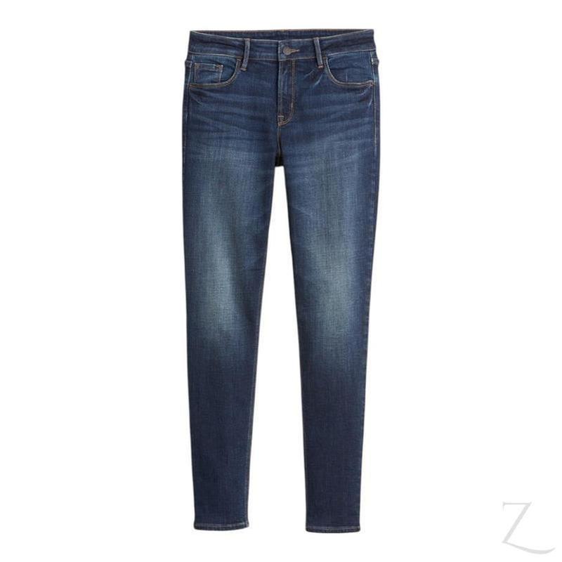 Ladies Super Skinny Stretchy Strong Denim Jeans | Plain | "Samina"
