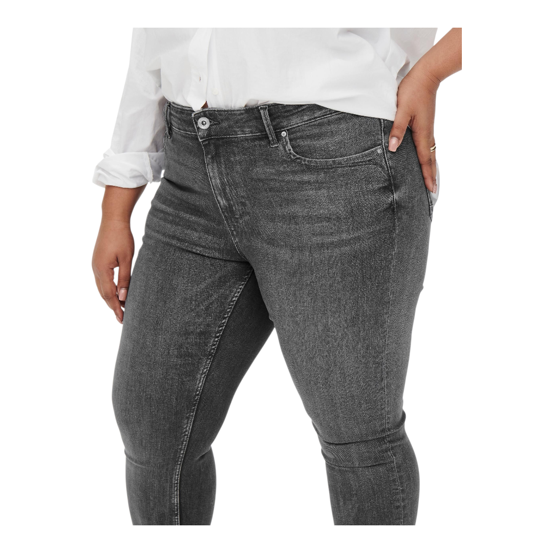 Ladies Super Stretchy Super Skinny Ankle Grazer Denim Jeans | Zip Detail | "Phela" - A Grade
