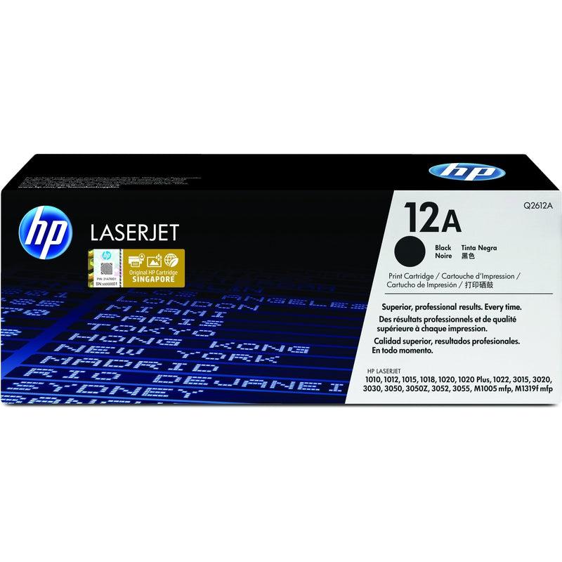 HP CNHPQ2612A 12A Black Original LaserJet Toner Cartridge