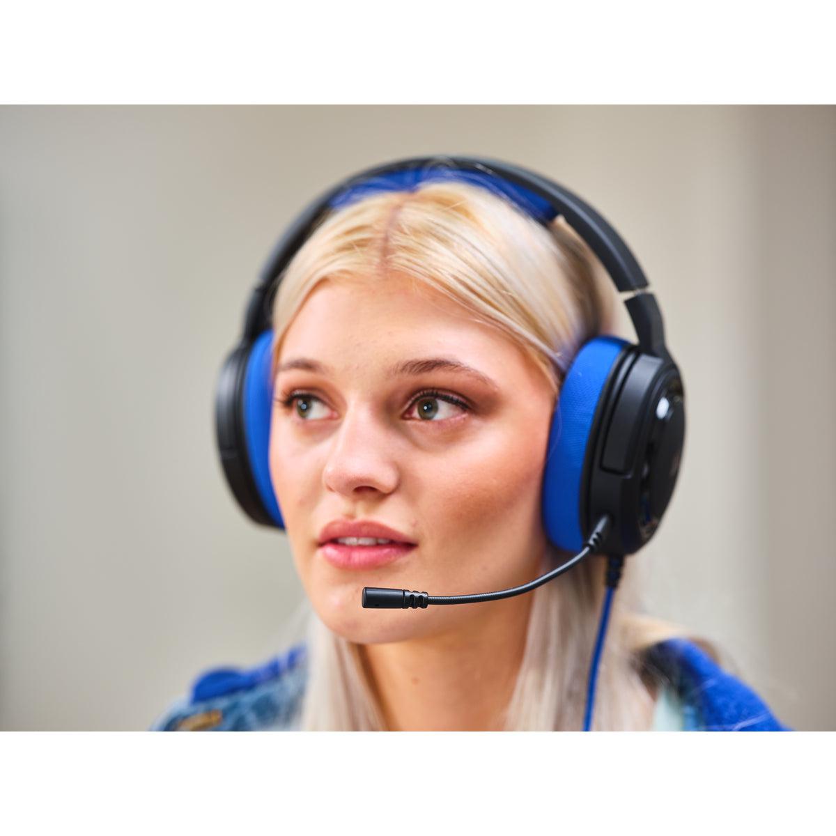 CORSAIR HS35 Stereo Gaming Headset - Blue (1 to 2 Splitter included)