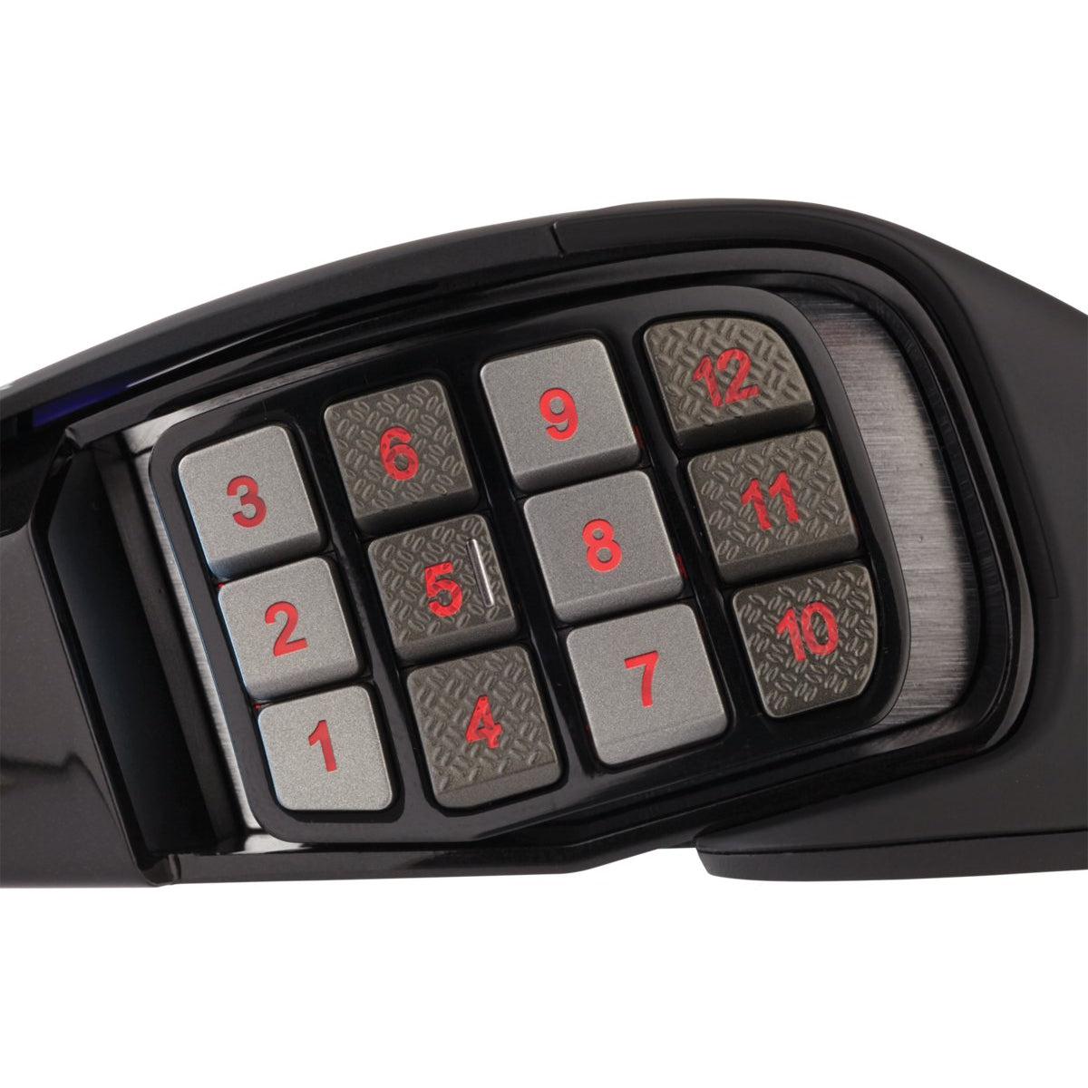Corsair SCIMITAR ELITE RGB Optical MOBA/MMO Gaming Mouse - Black