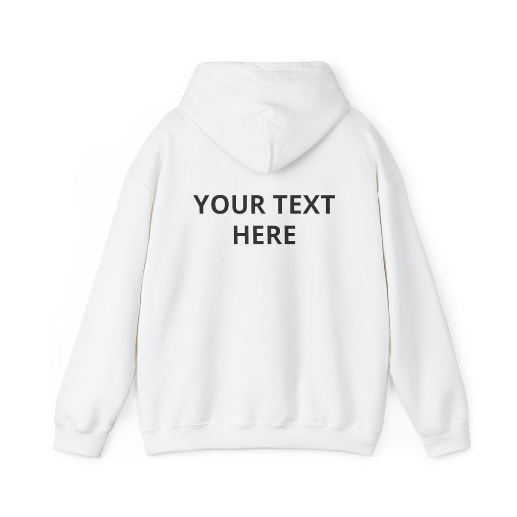 Custom Text Hoodie – Personalized Your Text Here Pullover