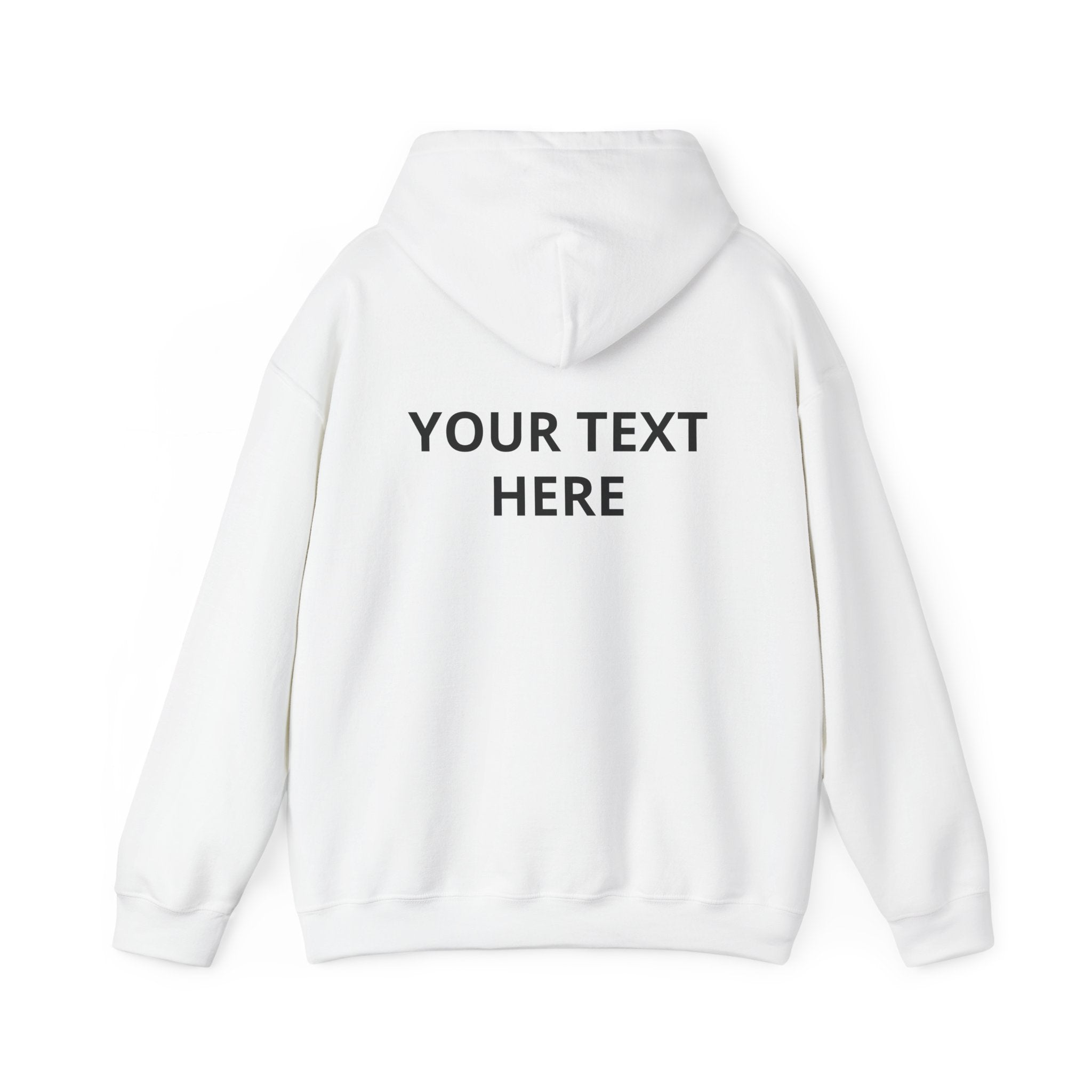 Custom Text Hoodie – Personalized Your Text Here Pullover