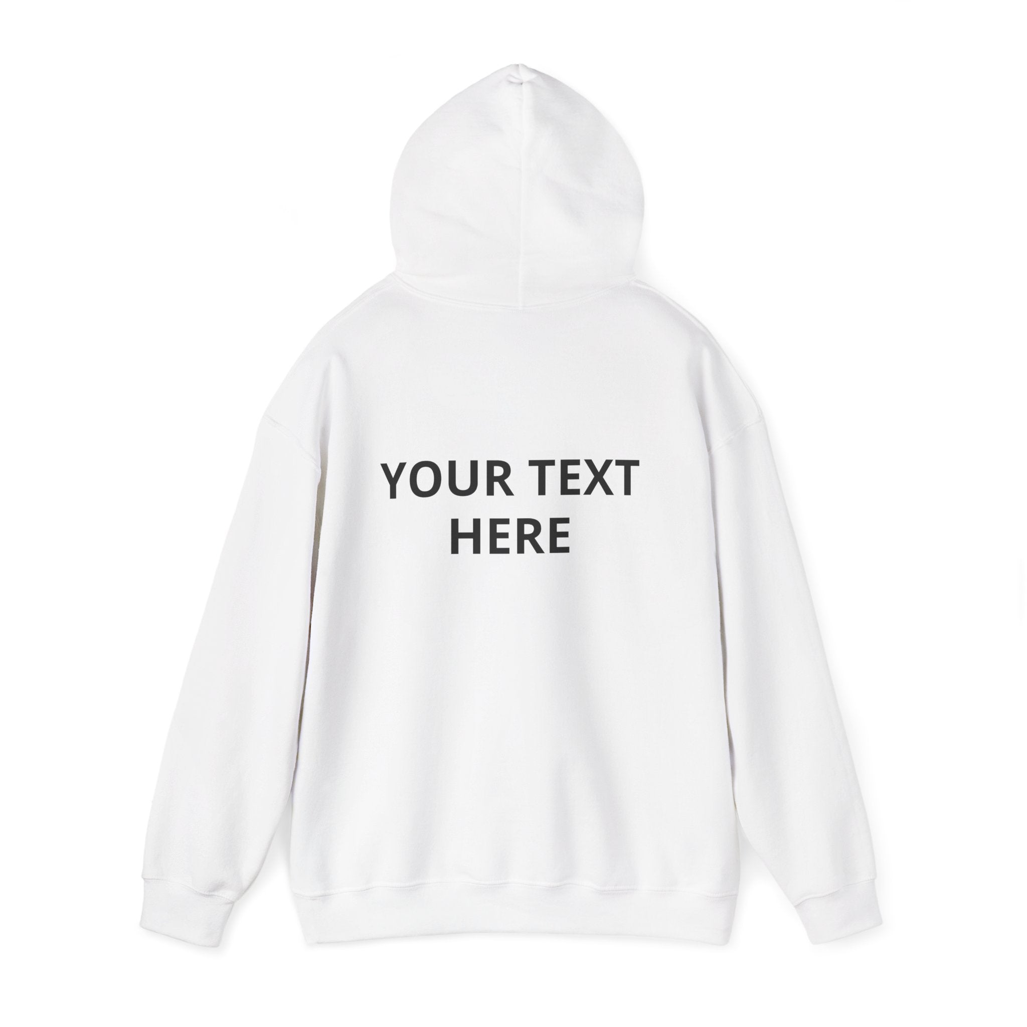 Custom Text Hoodie – Personalized Your Text Here Pullover