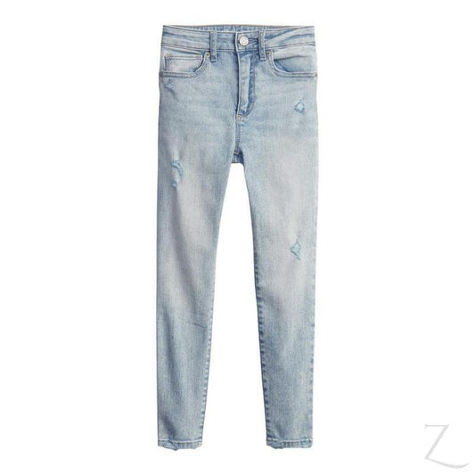 Buy-Girls' High Rise Super Stretchy Super Skinny Super Strong Denim Jeans | Detailed | "Bobo"-Online-in South Africa-on Zalemart