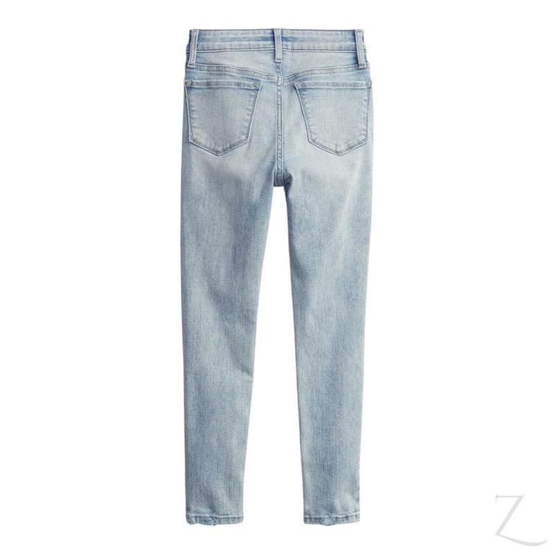 Buy-Girls' High Rise Super Stretchy Super Skinny Super Strong Denim Jeans | Detailed | "Bobo"-Online-in South Africa-on Zalemart
