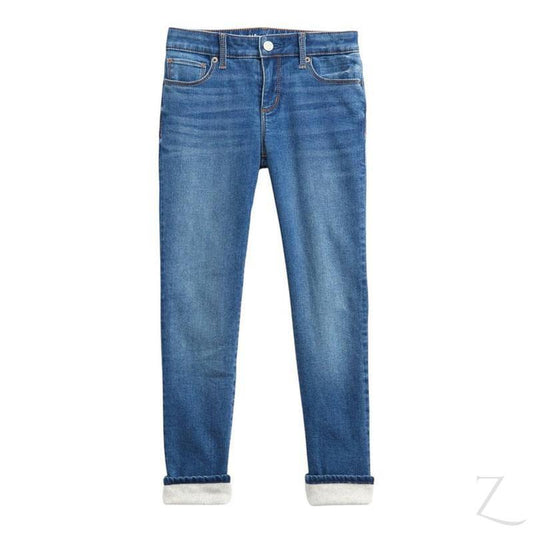 Buy-Girls' Super Strong Stretchy Skinny Denim Jeans | Insulated | "Bobo"-Light Blue-6 Years-Regular-Online-in South Africa-on Zalemart