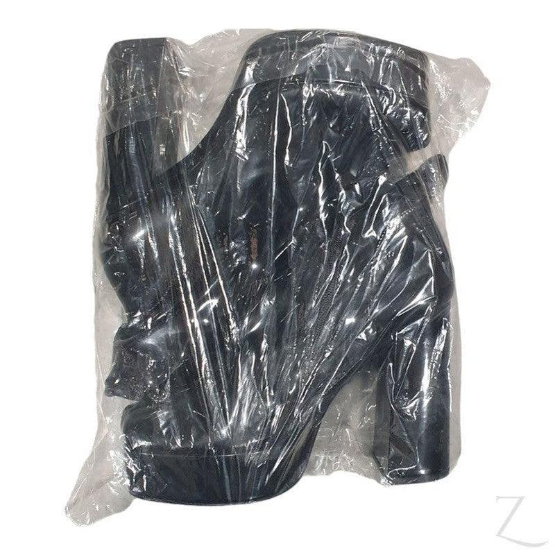 Buy-Ladies Bianca Patent Platform Boots | Ankle Length | "Annie"-Online-in South Africa-on Zalemart