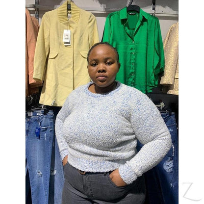 Buy-Ladies Cropped Woolly Sweater | Plain | "Ria" - B Grade-Online-in South Africa-on Zalemart
