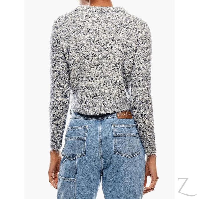 Buy-Ladies Cropped Woolly Sweater | Textured | "Ria" - B Grade-Online-in South Africa-on Zalemart
