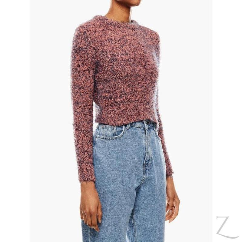 Buy-Ladies Cropped Woolly Sweater | Textured | "Ria" - B Grade-Online-in South Africa-on Zalemart