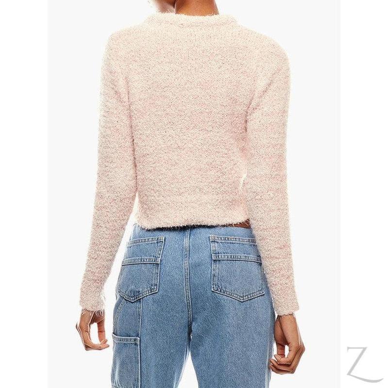 Buy-Ladies Cropped Woolly Sweater | Textured | "Ria" - B Grade-Online-in South Africa-on Zalemart