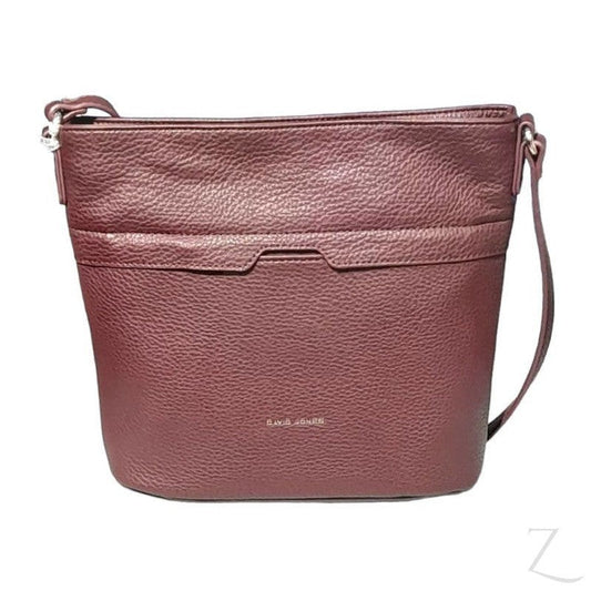 Buy-Ladies Crossbody Shoulder Bag | "Vido" - B Grade-Burgundy-Online-in South Africa-on Zalemart