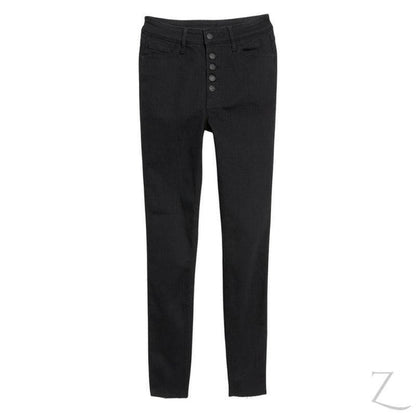 Buy-Ladies Extra High Rise Super Skinny Super Stretchy Strong Denim Jeans | Cropped | "Samina" - B Grade-Online-in South Africa-on Zalemart