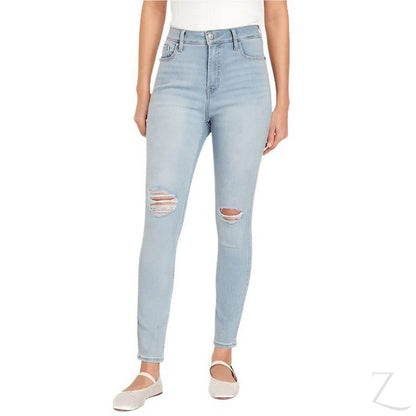 Buy-Ladies Extra High Rise Super Skinny Super Stretchy Strong Denim Jeans | Ripped | "Samina"-Online-in South Africa-on Zalemart