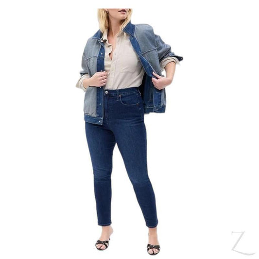 Buy-Ladies Extra High Waist Super Strong Stretchy Skinny Denim Jeans | Plain | "Bobo"-A Grade-Online-in South Africa-on Zalemart