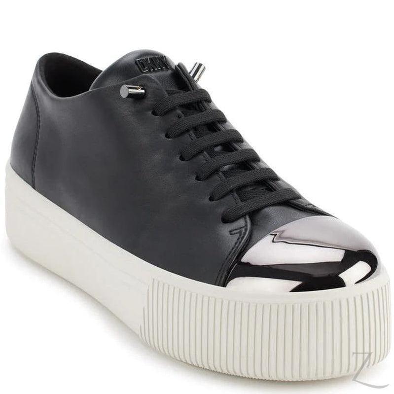 Buy-Ladies Genuine Leather Platform Sneakers | Lace Up | "Shaka" - B Grade-Black-2.5-Online-in South Africa-on Zalemart