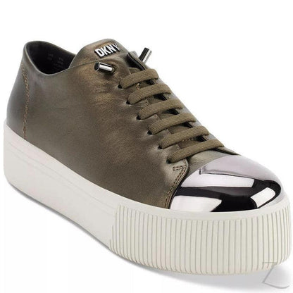 Buy-Ladies Genuine Leather Platform Sneakers | Lace Up | "Shaka" - B Grade-Dark Green-2.5-Online-in South Africa-on Zalemart