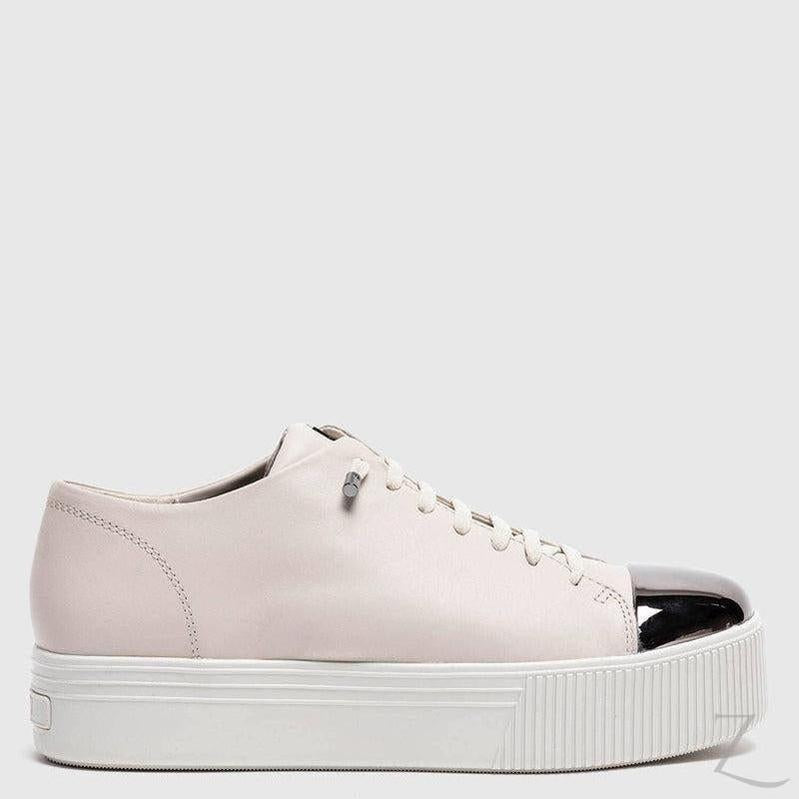 Buy-Ladies Genuine Leather Platform Sneakers | Lace Up | "Shaka" - B Grade-Online-in South Africa-on Zalemart