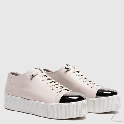 Buy-Ladies Genuine Leather Platform Sneakers | Lace Up | "Shaka" - B Grade-Online-in South Africa-on Zalemart