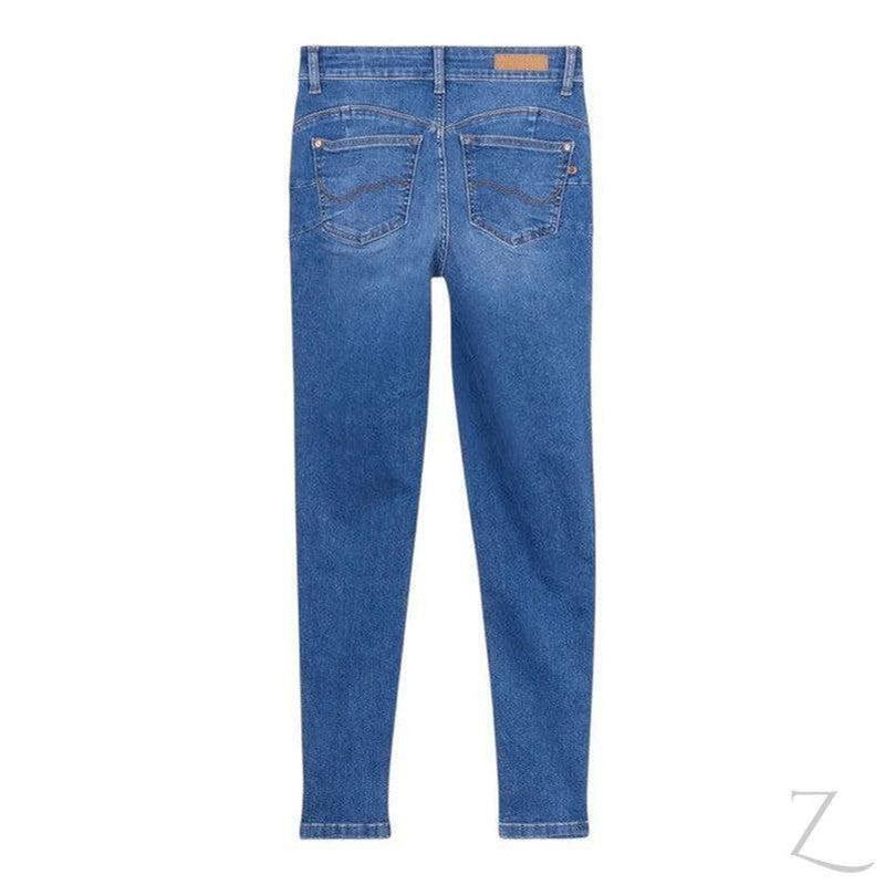 Buy-Ladies High Rise Super Skinny Super Strong Stretchy Denim Jeans | Plain | "Kawu" - B Grade-Online-in South Africa-on Zalemart