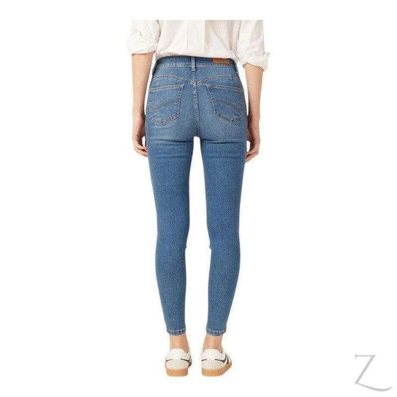Buy-Ladies High Rise Super Skinny Super Strong Stretchy Denim Jeans | Plain | "Kawu" - B Grade-Online-in South Africa-on Zalemart