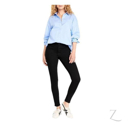 Buy-Ladies High Rise Super Skinny Super Strong Stretchy Denim Jeans | Plain | "Samina" - B Grade-Online-in South Africa-on Zalemart