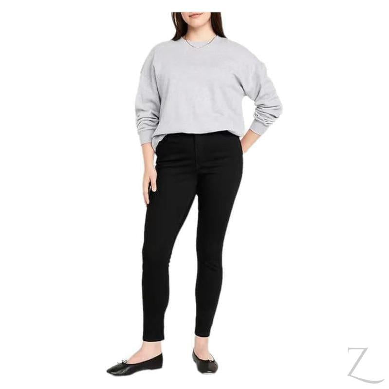 Buy-Ladies High Rise Super Skinny Super Strong Stretchy Denim Jeans | Plain | "Samina" - B Grade-Online-in South Africa-on Zalemart